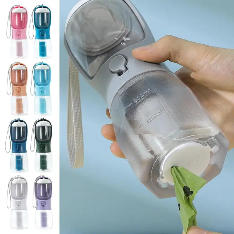 3-in-1 Portable Dog Travel Bottle